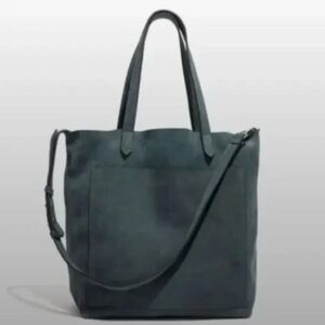Madewell Smokey Spruce Medium transport tote